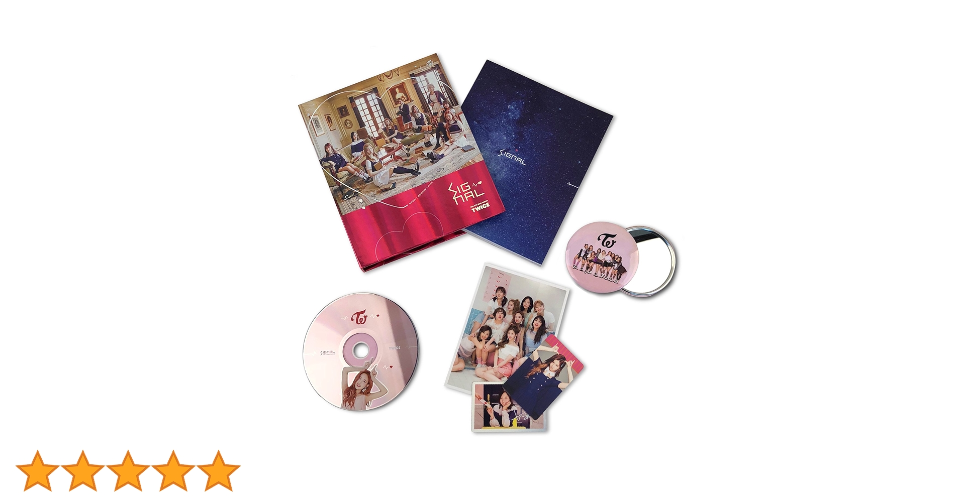Amazon.co.jp: TWICE 4th Mini Album - SIGNAL [ A Ver. ] CD +